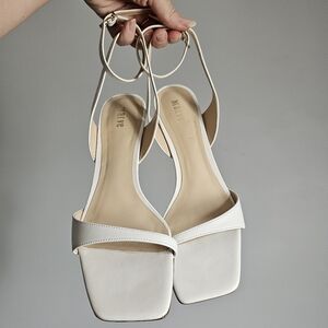 Maeve Square Toe Kitten Heels